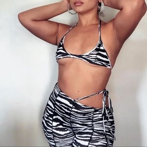 Zebra print set